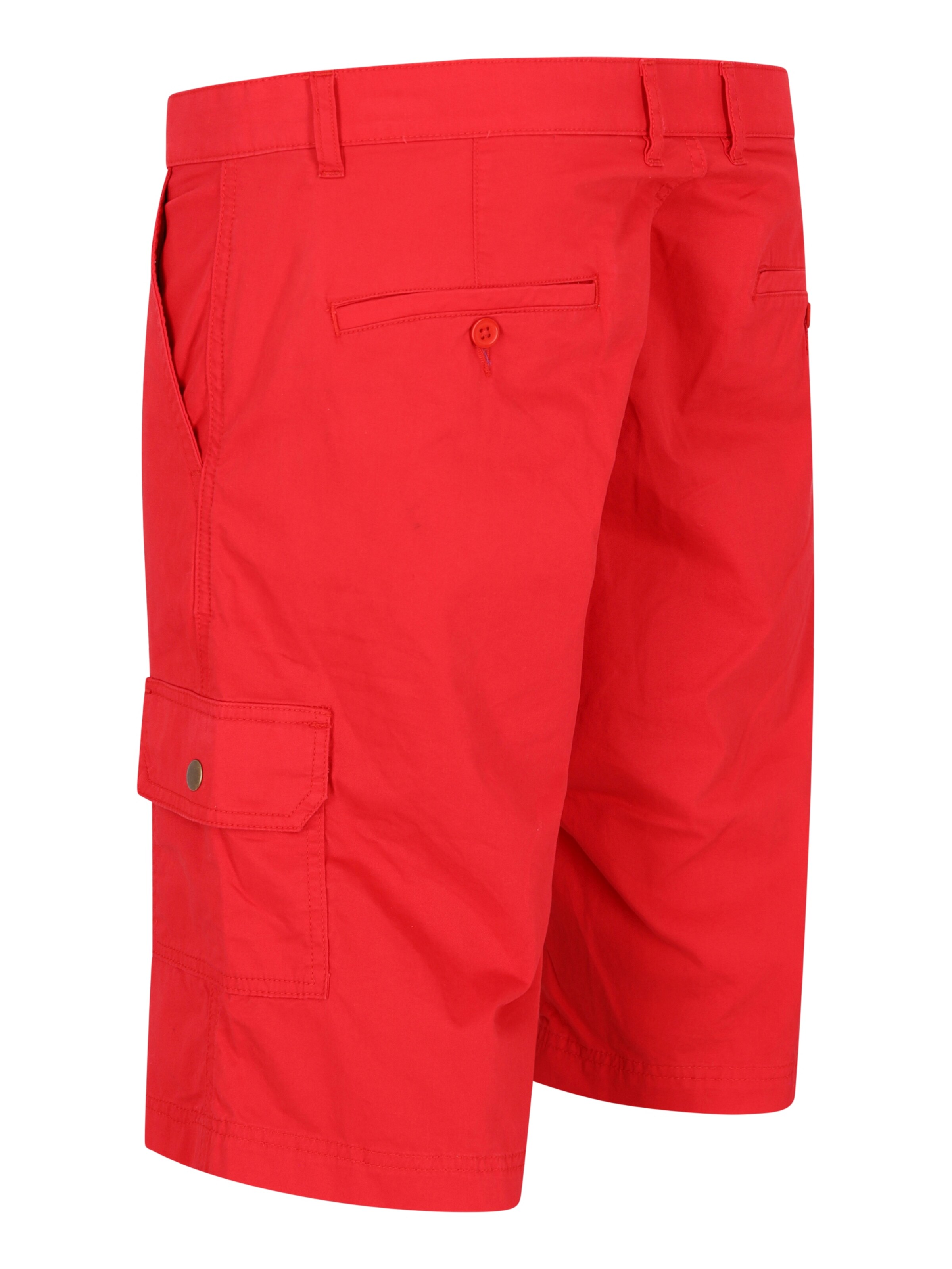 HAJO Regular Hose 'elastische Bermudashort mit Cargotaschen'‌‌‌‌‌‌‌‌ in Rot