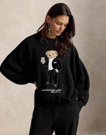 Polo Ralph Lauren - Sudadera en negro: frente