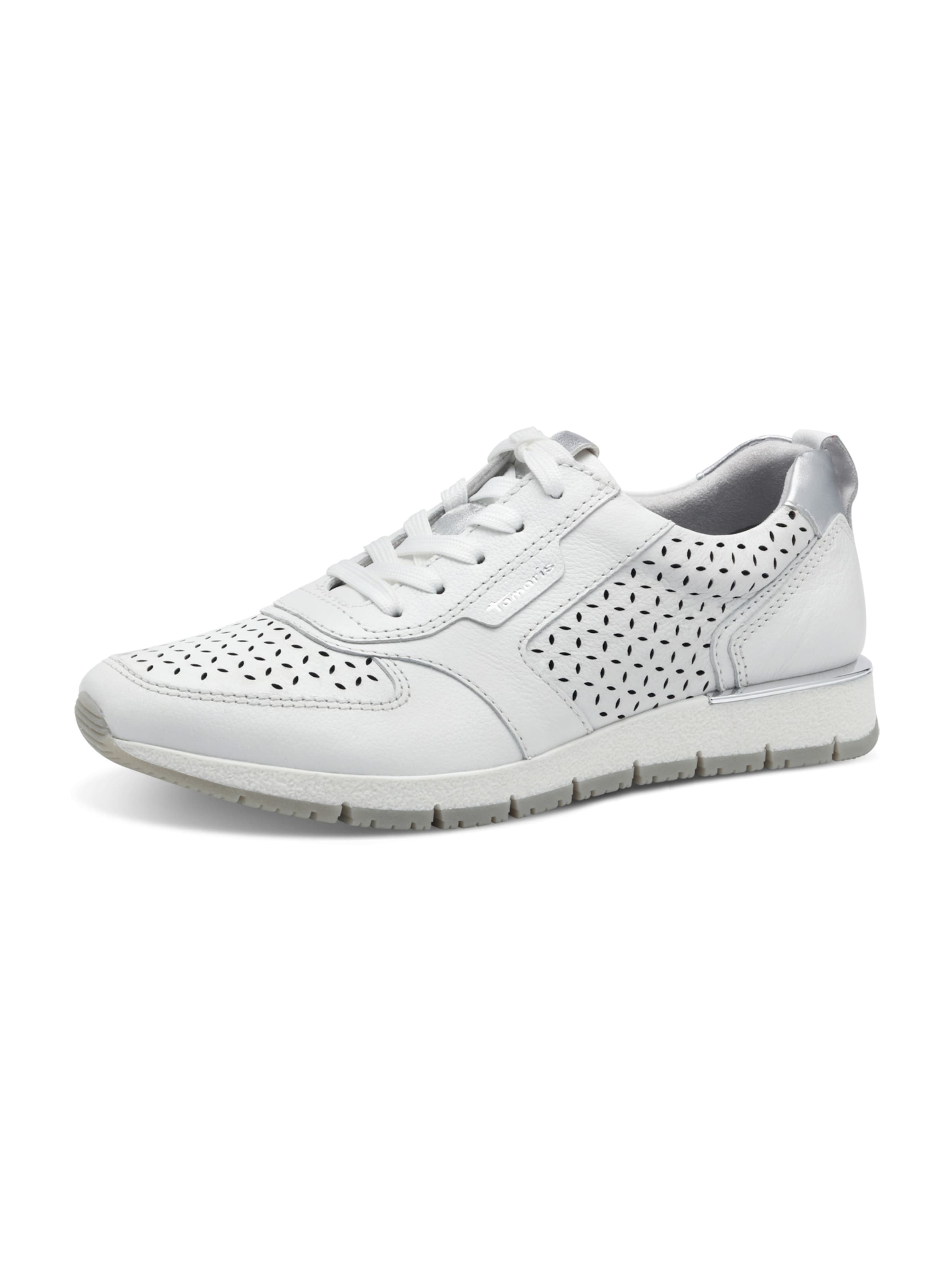Baskets basses 'Pure Relax' Tamaris en blanc : devant