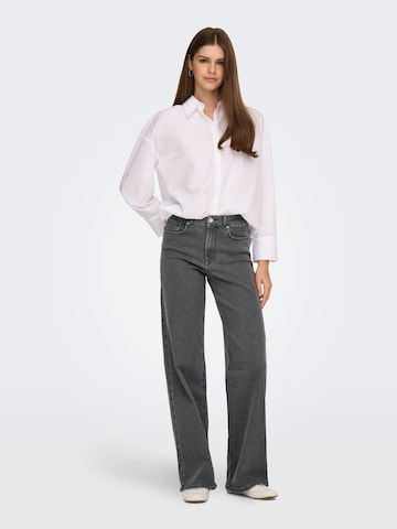 ONLY Wide Leg Jeans 'ONLSANNA' in Grau