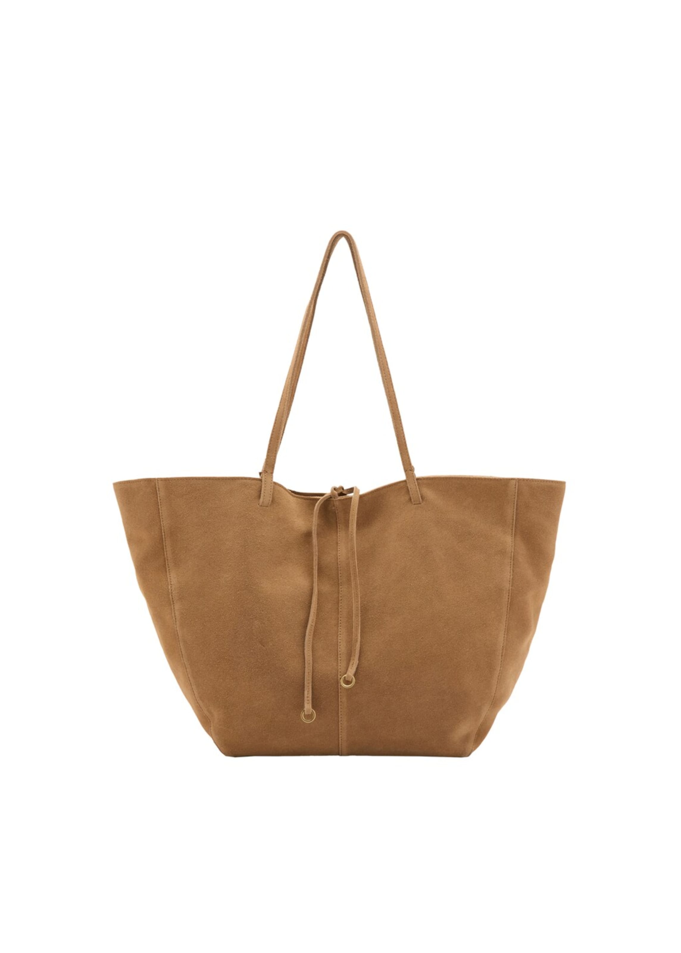 MANGO Shopper 'Mandri' in Brown: front