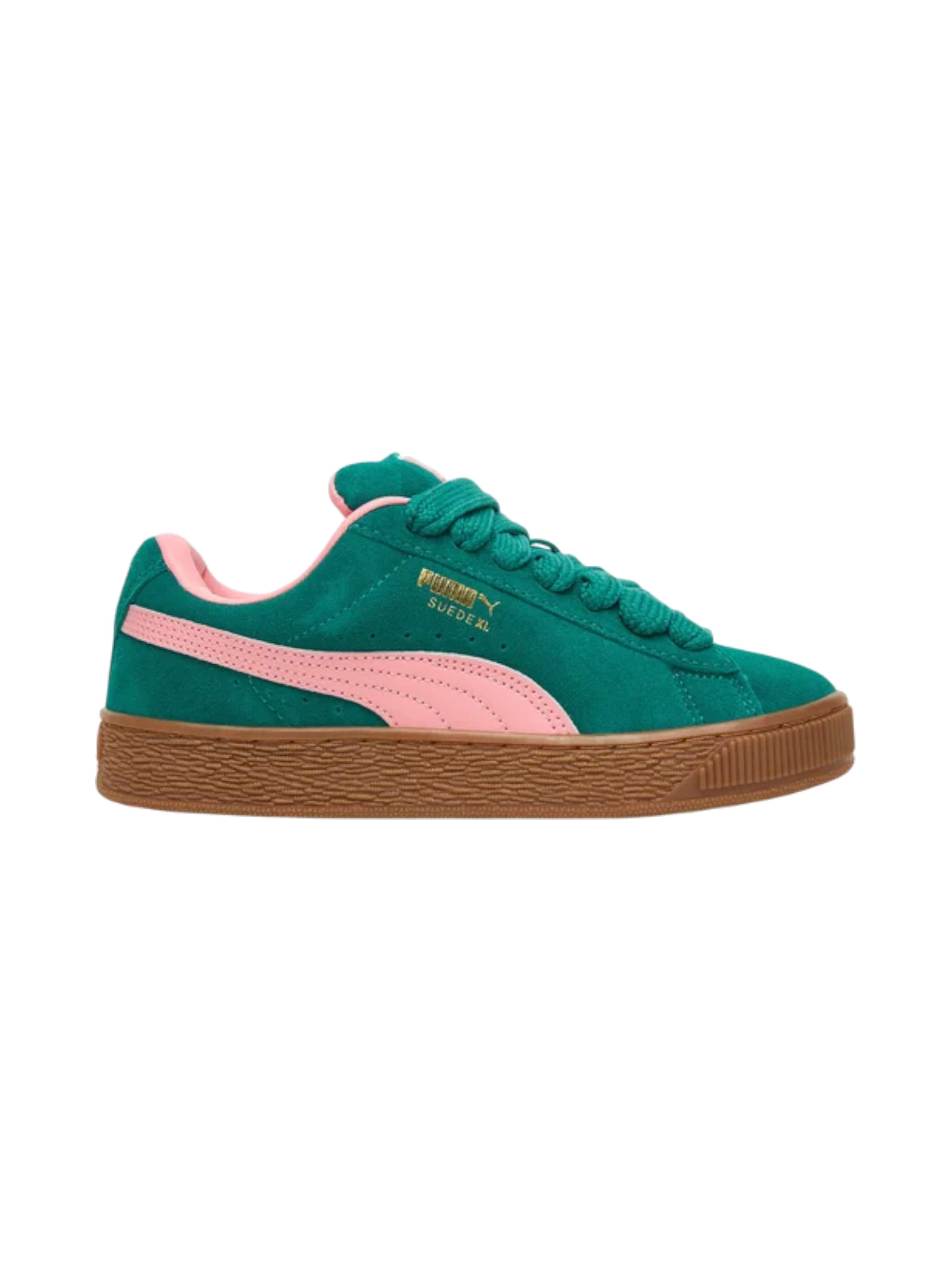 PUMA Trainers in Green: front