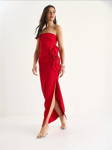 Bianco Lucci Jurk 'Maxi' in Rood