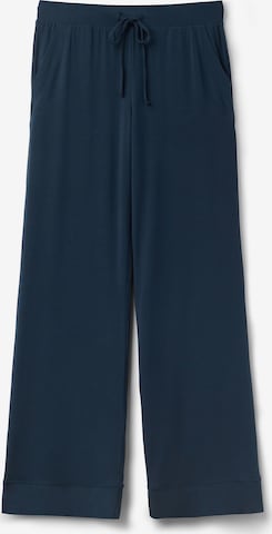 INTIMISSIMI Wide Leg Hose in Blau: Vorderseite