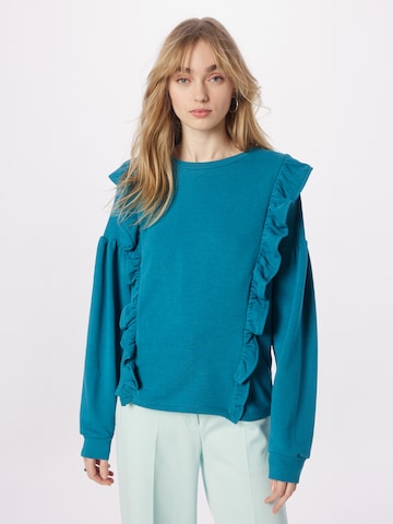 Dorothy Perkins Sweatshirt in Blue: front