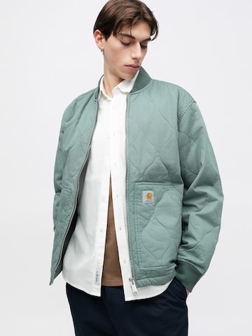 Carhartt WIP Široký strih Plisované nohavice 'Merrick' - Modrá