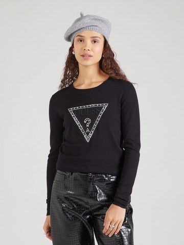 GUESS Pullover 'IVORY' in Schwarz: Vorderseite