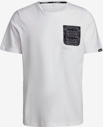 ADIDAS TERREX T-Shirt in Weiß: predná strana