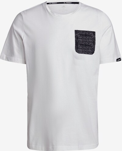adidas Terrex T-Shirt in schwarz / weiß, Produktansicht