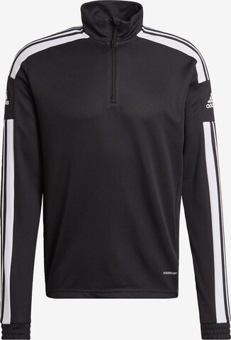 ADIDAS SPORTSWEAR Skinny Athletic Sweatshirt 'Squadra 21 ' in Black: front