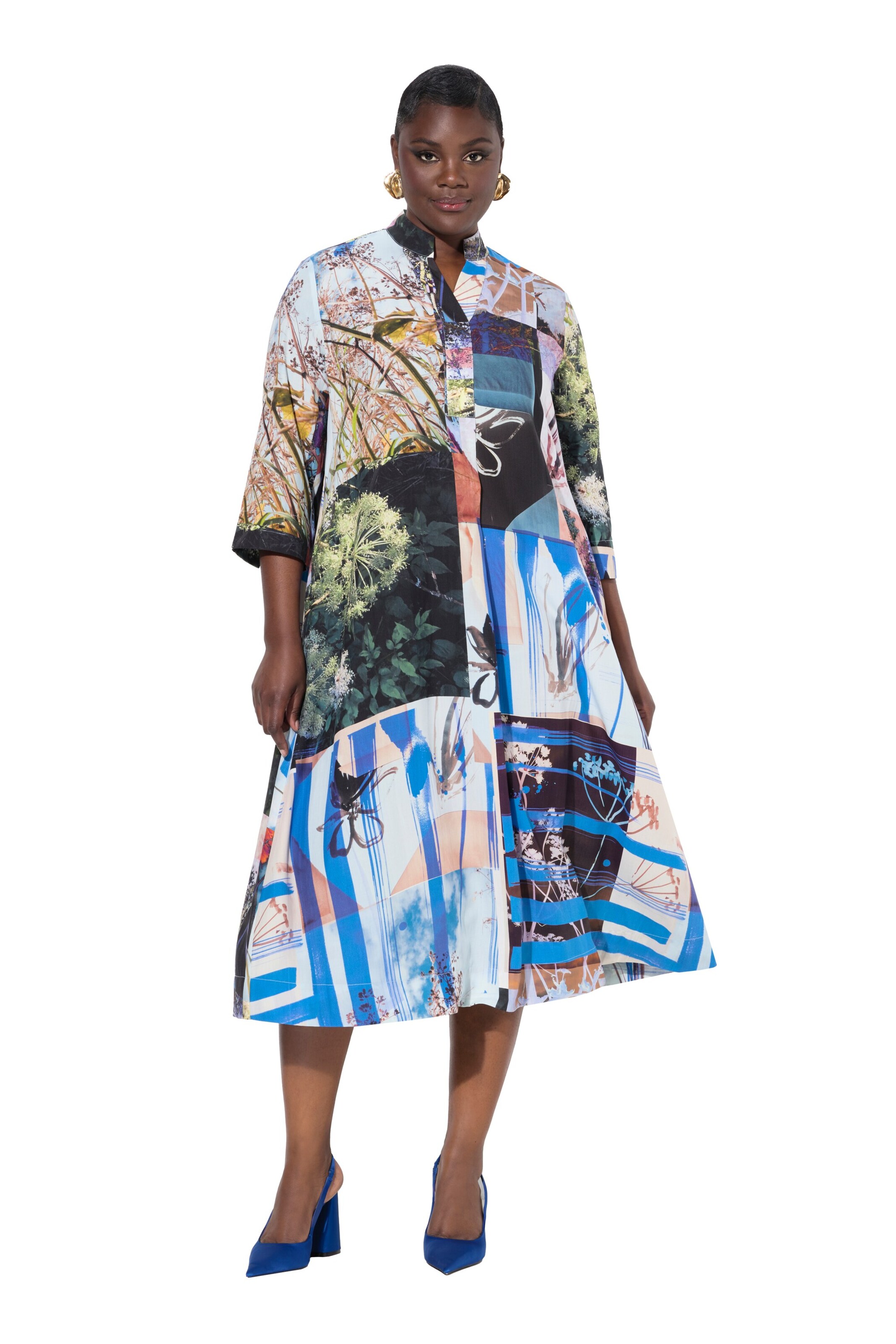 Ulla Popken Dress in Mixed colours: front