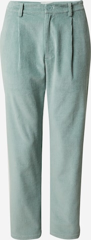 ABOUT YOU x Alvaro Soler Pleat-Front Pants 'Fiete' in Green: front