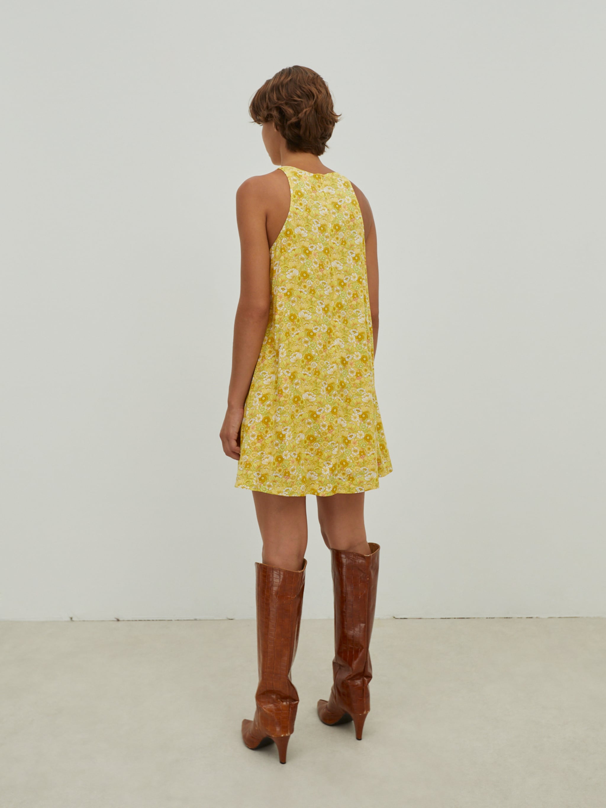 EDITED Producten Jurk 'Jillian' Geel