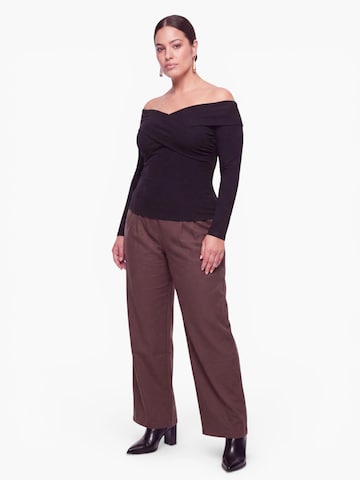 CITA MAASS Wide Leg Bukser i brun