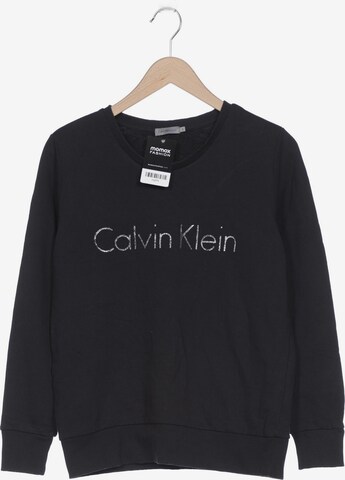Calvin Klein Jeans Sweatshirt & Zip-Up Hoodie in S in Black: front