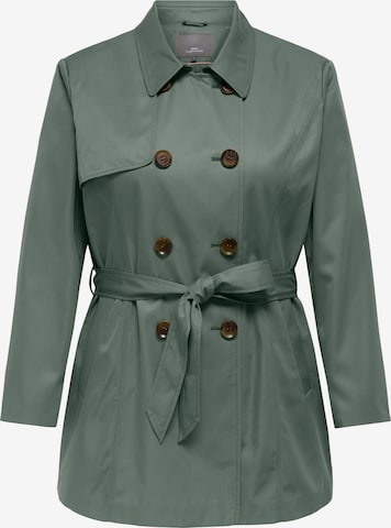 ONLY Carmakoma Övergångskappa 'CARVALERIE' i grön: framsida