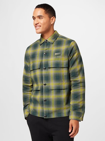 G-Star RAW Классический крой Демисезонная куртка в Зеленый: спереди
