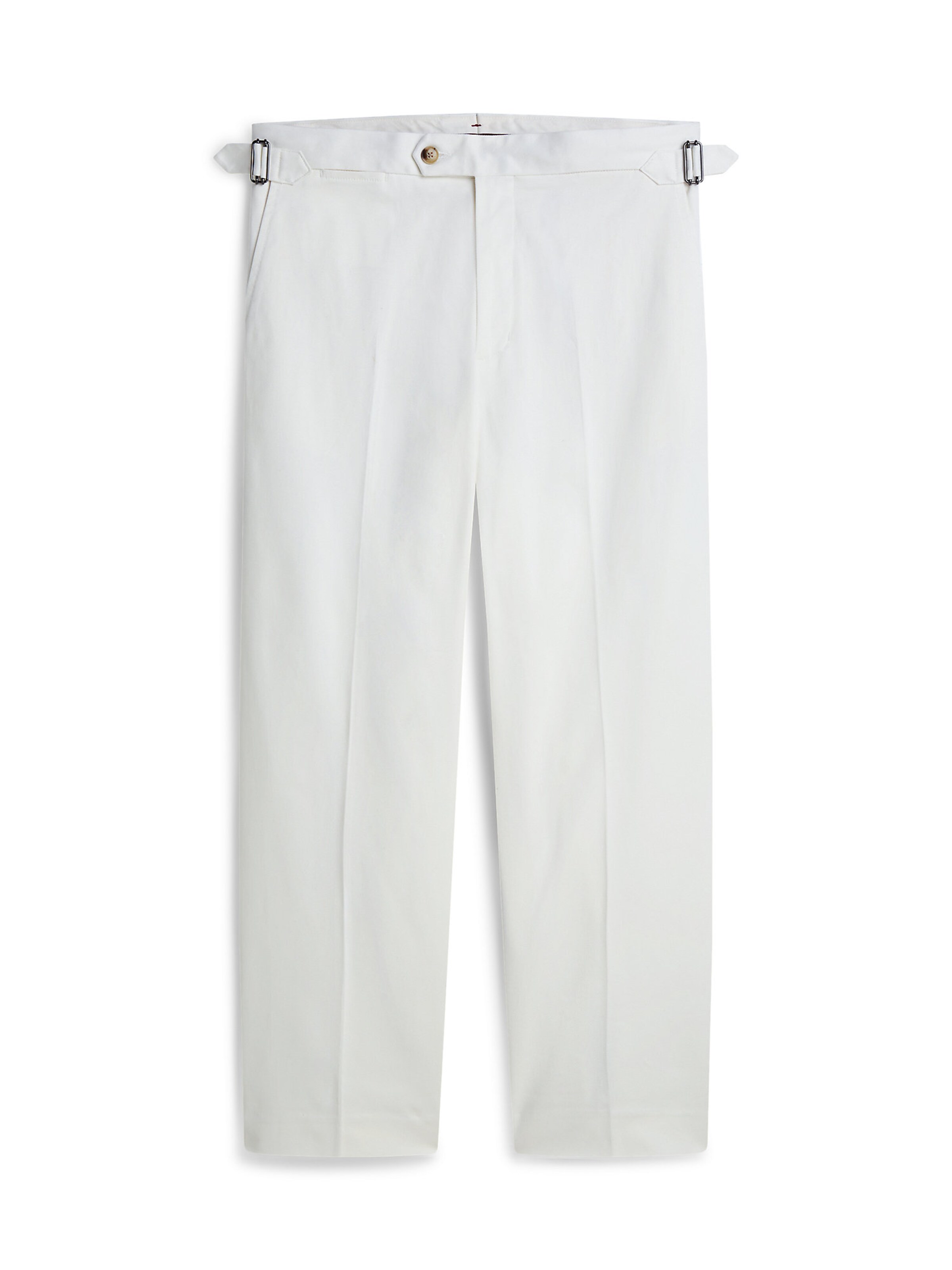 TOMMY HILFIGER Trousers with creases in 44/30 in White, Item view