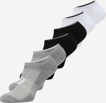 Chaussettes de sport ASICS en gris : devant