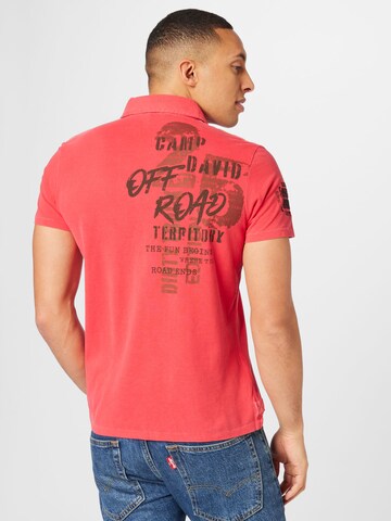 CAMP DAVID Shirt in Red