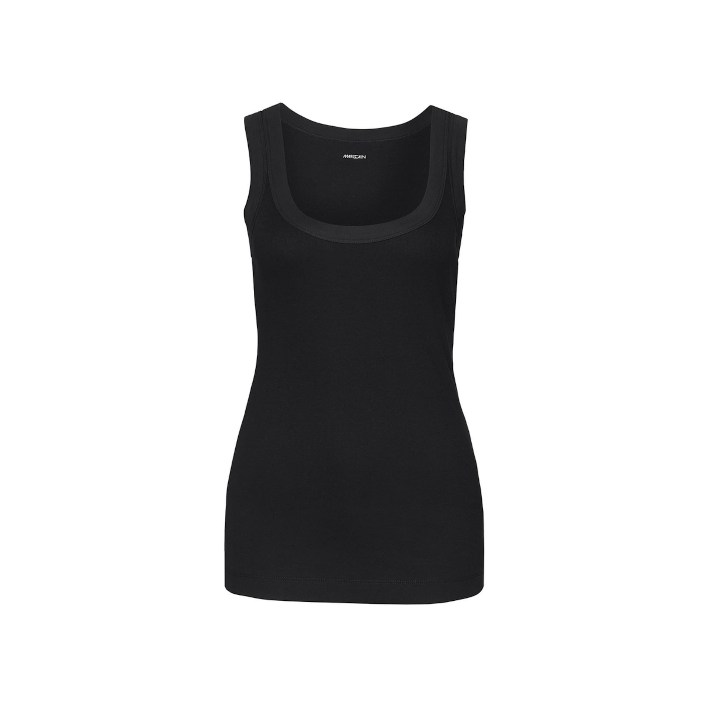 Marc Cain Top in Schwarz: Vorderseite