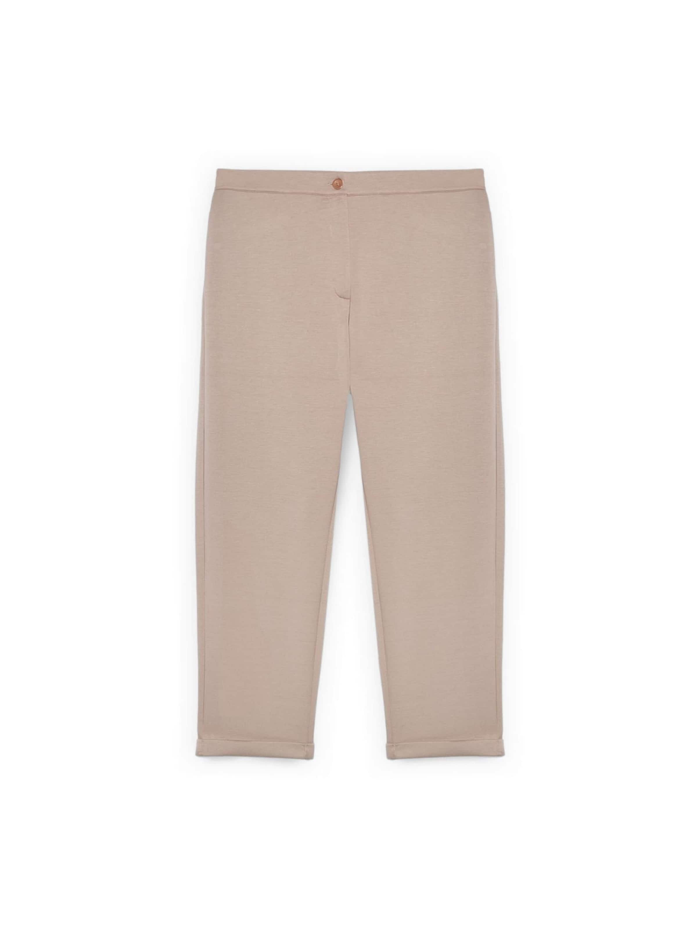 Fiorella Rubino Regular Broek in Grijs: voorkant