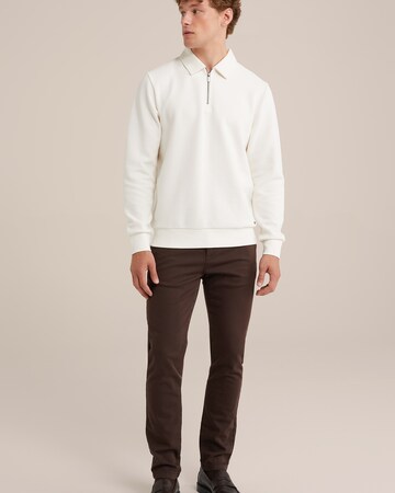 Sweat-shirt WE Fashion en blanc
