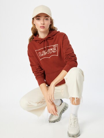 LEVI'S ® Sweatshirt 'Graphic Standard Hoodie' in Braun