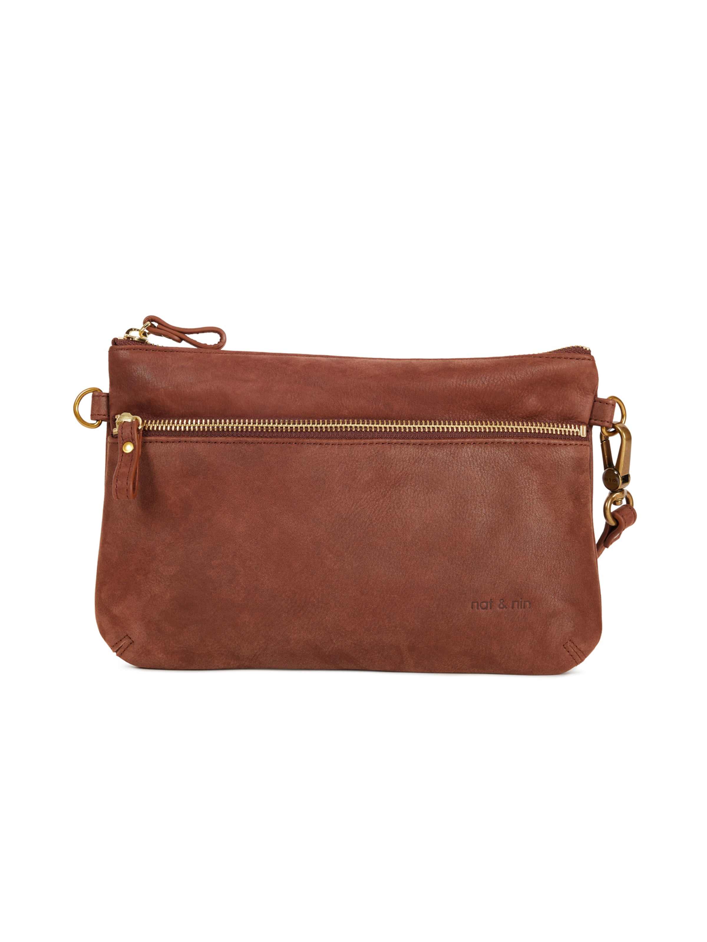 Sac à bandoulière 'Vicky' Nat&Nin en marron : devant