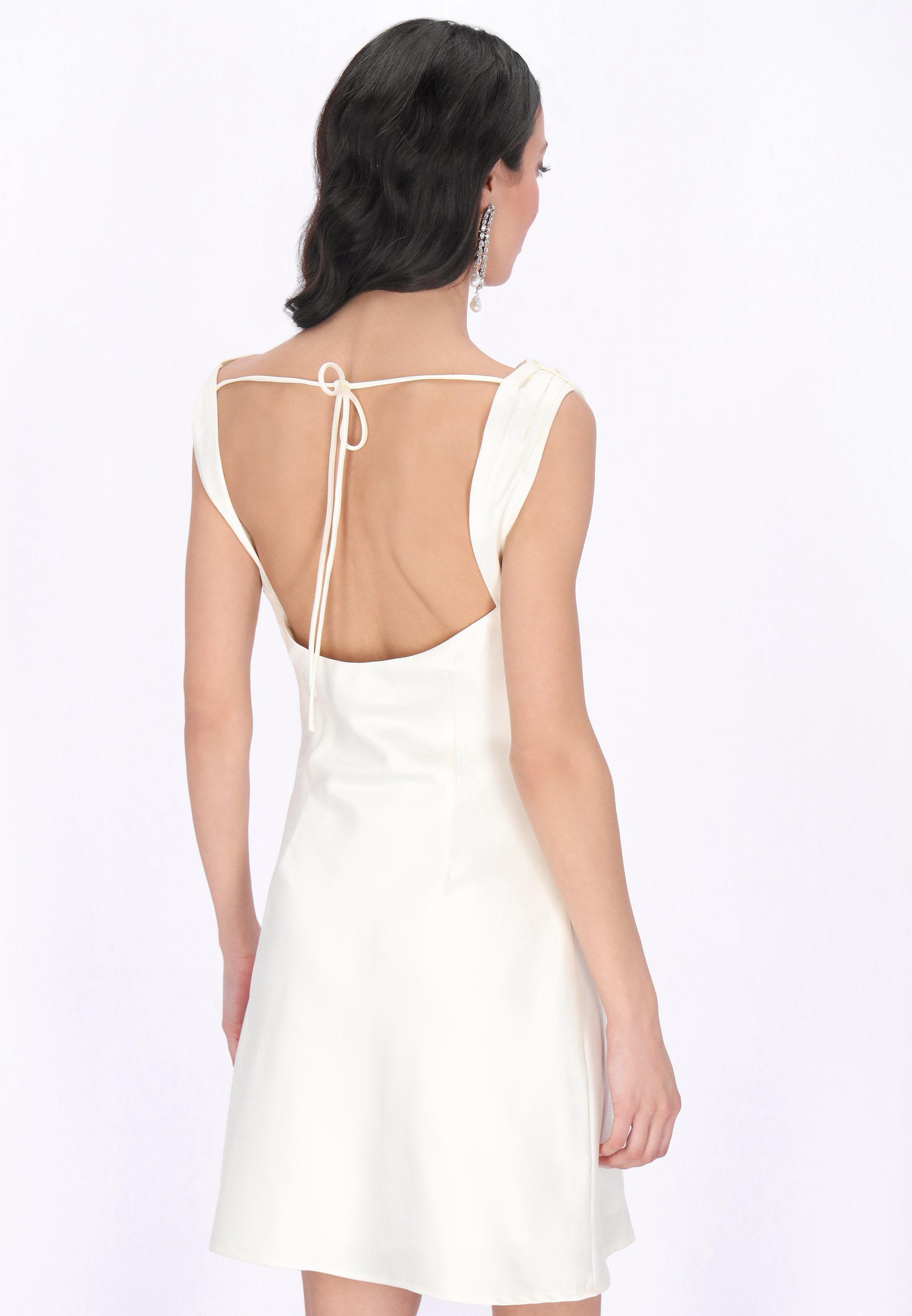 faina - Vestido de cocktail em branco