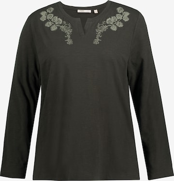 Ulla Popken Shirt in Groen: voorkant