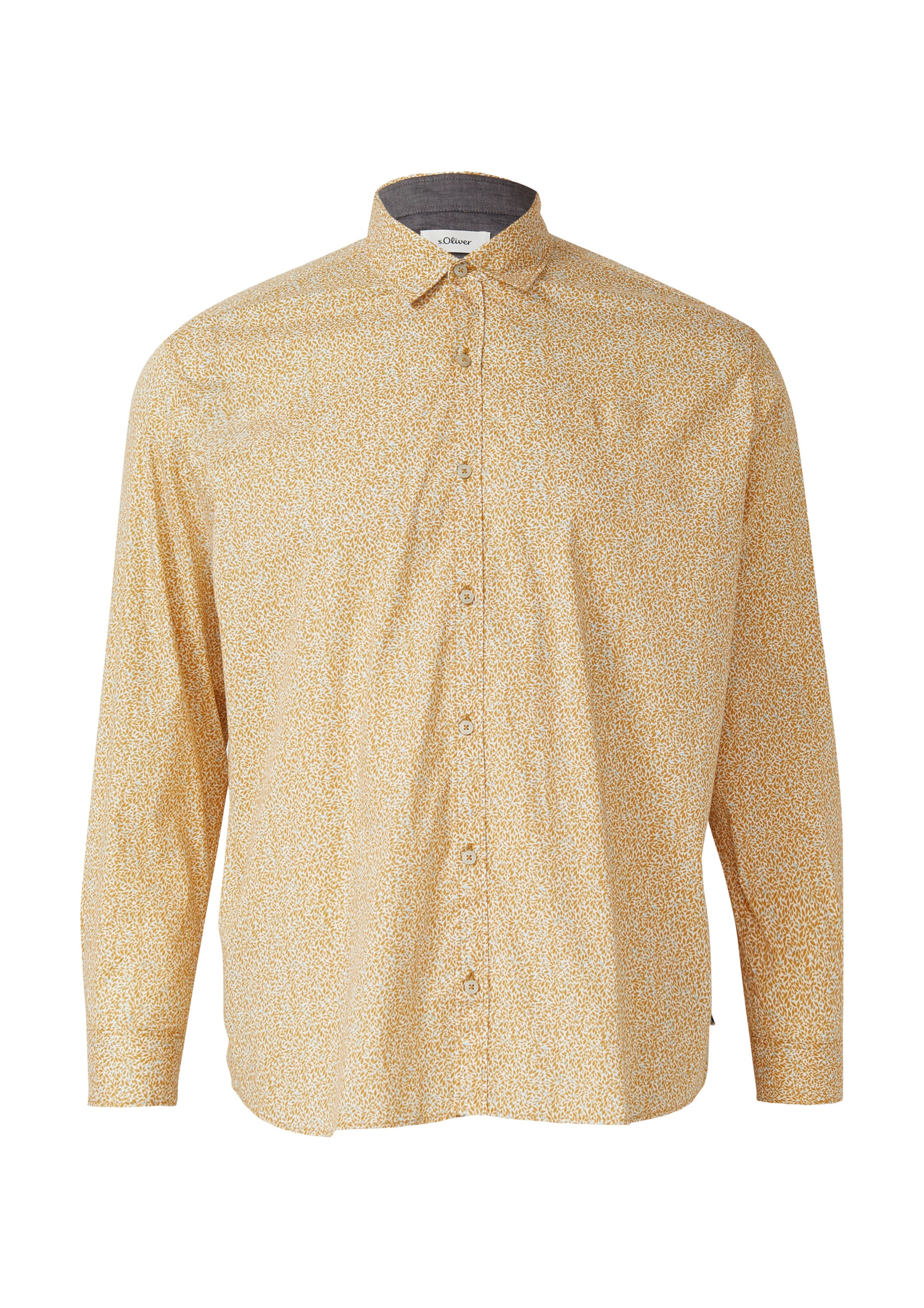 s.Oliver Men Big Sizes Slim Fit Hemd in Weiß: Vorderseite