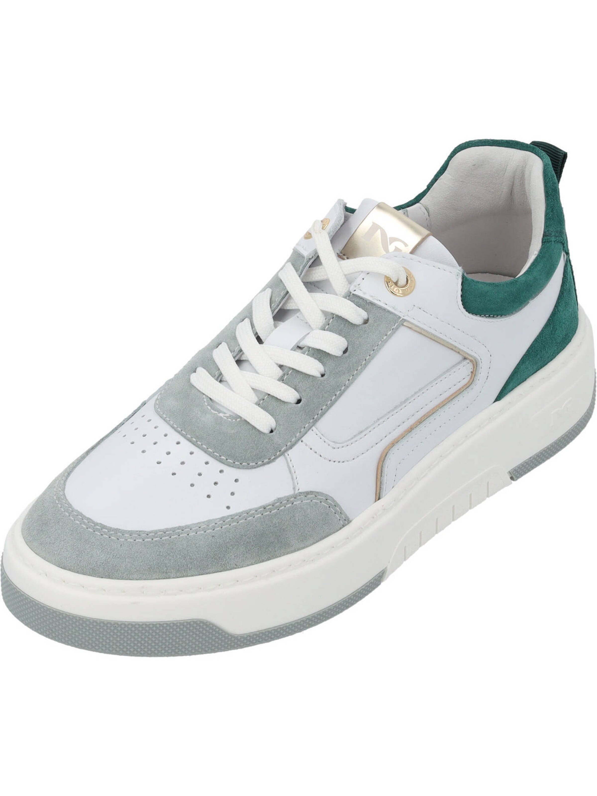 Baskets basses 'E409992D' Nero Giardini en blanc : devant