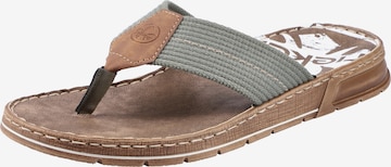 Rieker Varvastossut värissä vihreä: etupuoli