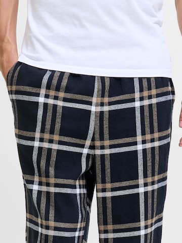 JACK & JONES regular Pyjamasbukser 'JACRimon' i sort