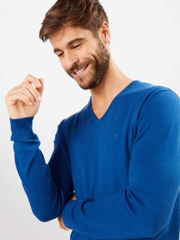 TOM TAILOR Regular Fit Pullover in Blau