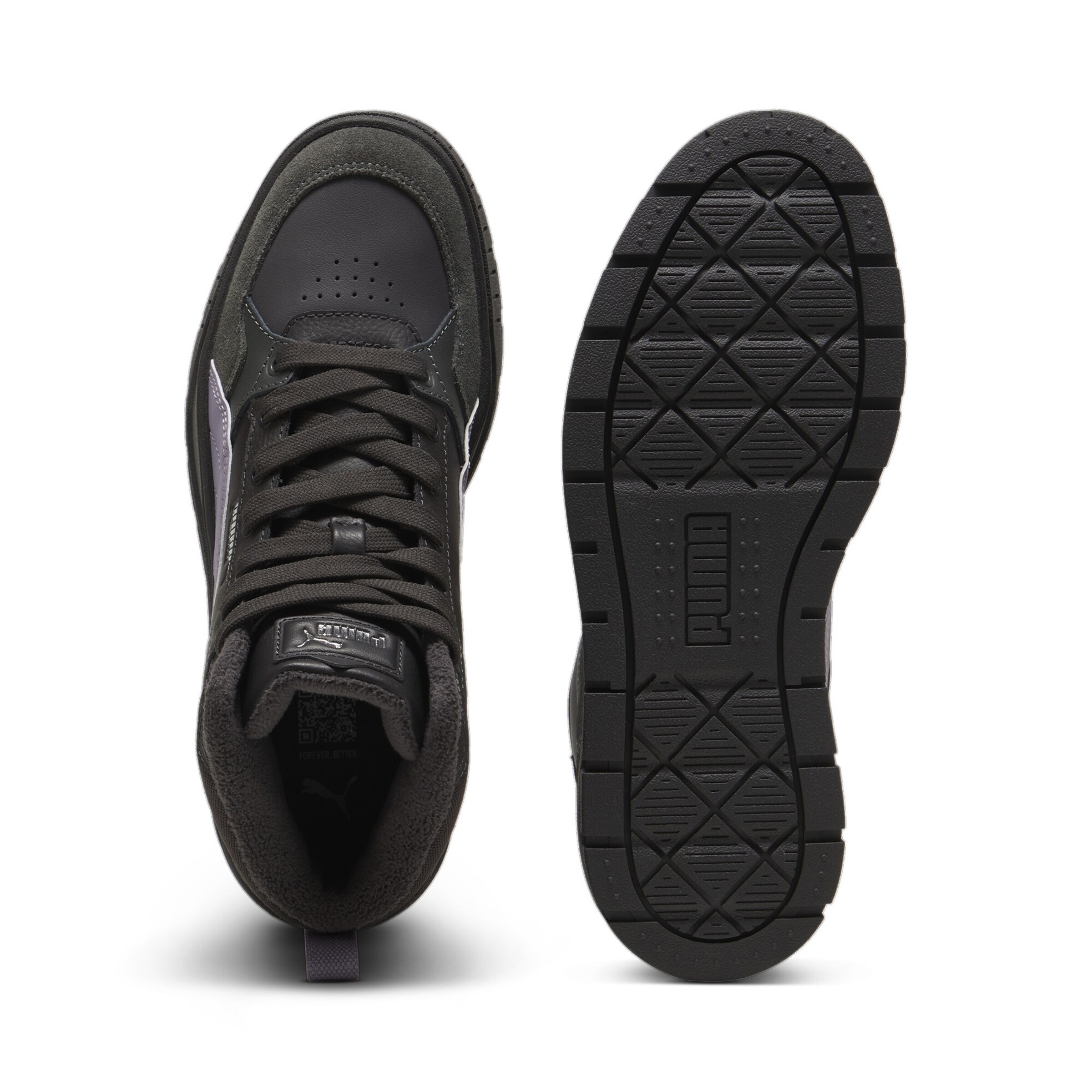 PUMA High-Top Sneakers in Black