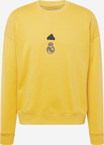 Sweat de sport 'Real Madrid' ADIDAS SPORTSWEAR en jaune : devant