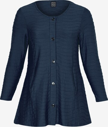 Pont Neuf Knit Cardigan 'Merle' in Blue: front