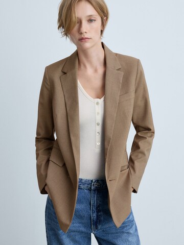 MANGO Blazer 'CHARLOTE' in Braun: Vorderseite