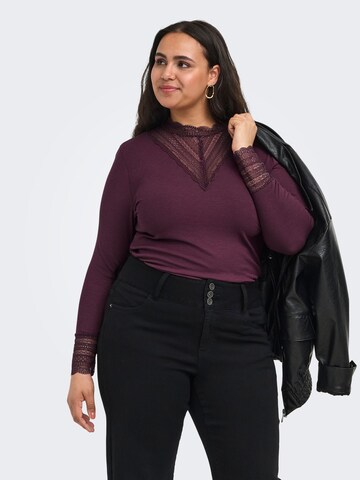 T-shirt 'CARTilde' ONLY Carmakoma en rouge : devant