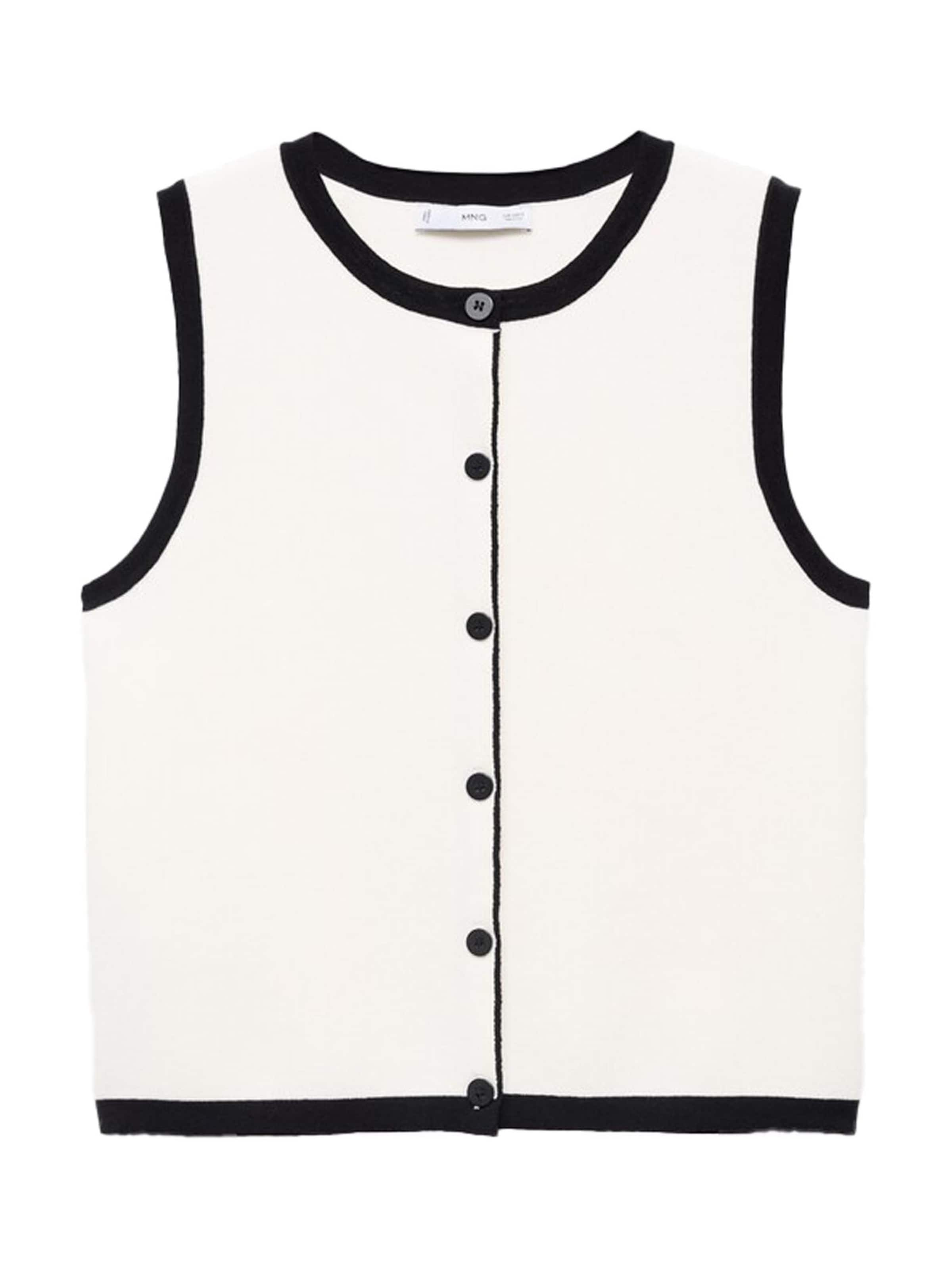 MANGO Strikvest 'PIPON' i beige: forside