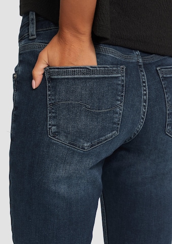 QS Slimfit Farmer 'Catie' - kék