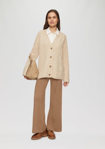 Wide Leg Pantalon s.Oliver en marron