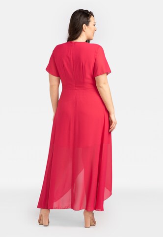 Robe de soirée ' MONIKA ' Karko en rose