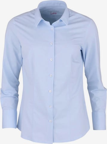 Hatico Regular fit Button Up Shirt in Blue: front