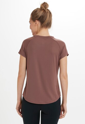 Athlecia Performance Shirt 'Gaina' in Brown