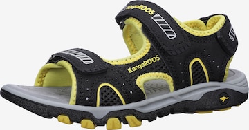 KangaROOS Sandals & Slippers in Black: front