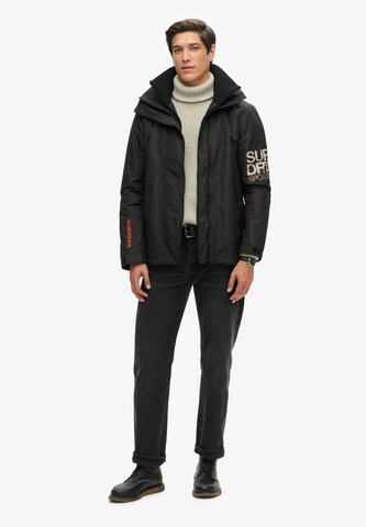 Superdry Демисезонная куртка 'Yachter' в Черный