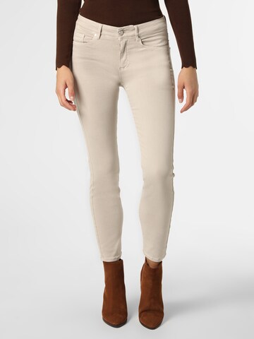 BRAX Skinny Jeans 'Ana' in Beige: voorkant